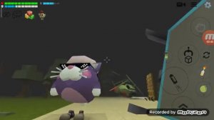 я могу разговаривать микрофоном!(chicken gun)