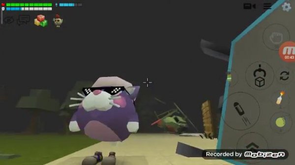 я могу разговаривать микрофоном!(chicken gun)