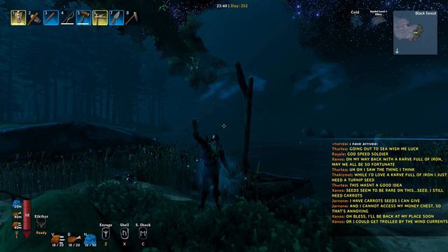 Valheim: Crossing The Ocean In A Raft - Gameplay смотреть онлайн