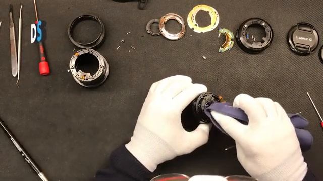 How To Repair Panasonic LUMIX G X VARIO 12-35mm F/2.8 I  ASPH. POWER O.I.S.-Dust Under 1G Lens Grou