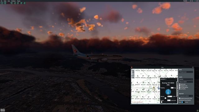 X-Plane 12, Enhanced Skyscapes sky blue in XP12 смотреть онлайн