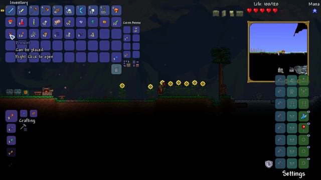 Terraria 1.3.5 Christmas Let's Play - Day 2 (Building an AFK Farm!) смотреть онлайн