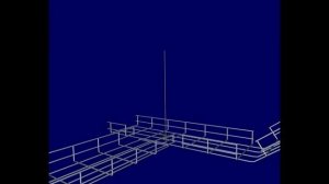 Монтаж сетчатых лотков