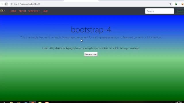 bootstrap 4 tamplate смотреть онлайн