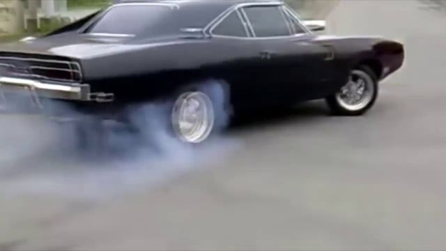 Дрифт от Вин Дизеля на машине из фильма Форсаж смотреть онлайн