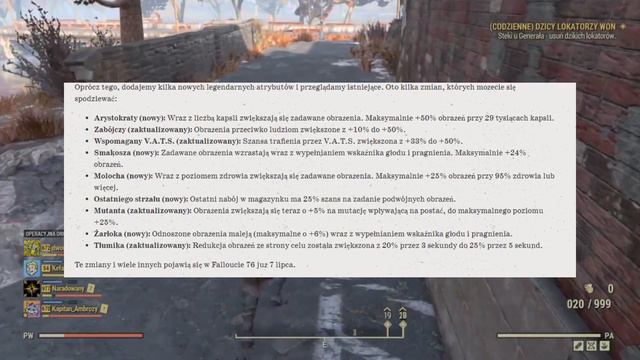 Fallout 76 Charleston Herald Nr 11 | Co przyniesie nam Patch 28? | #dworkop_elo смотреть онлайн