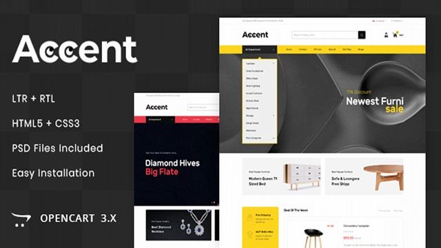 Accent - MultiPurpose OpenCart 3.x Responsive Theme | Themeforest Website Templates and Themes смотреть онлайн