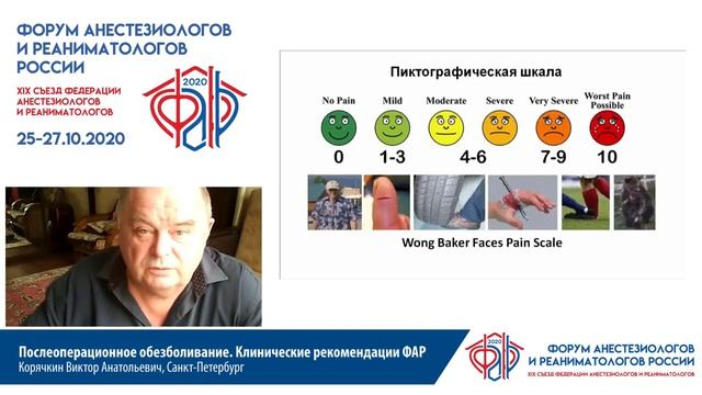 П/О обезболивание рекомендации ФАР Корячкин В.А. смотреть онлайн