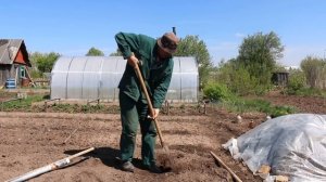 Новый инструмент для посадки картофеля.