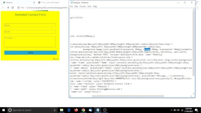 PHP emailing animated form results part 2 смотреть онлайн