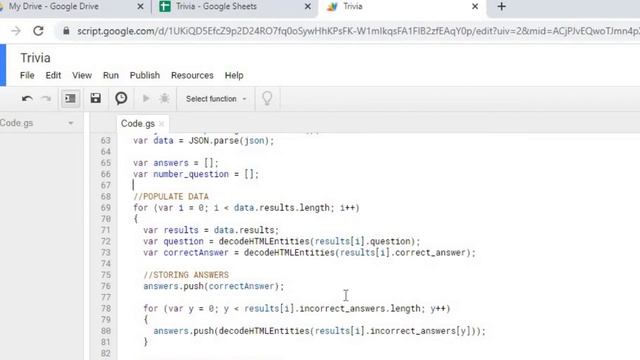 How to Create Trivia Questions using Google Apps Script on Google Sheets смотреть онлайн