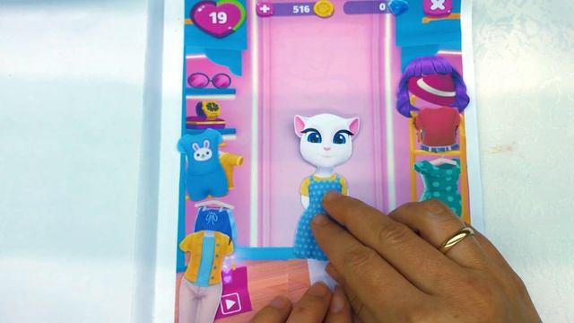 My Talking Angela 2. Paper quiet game. DIY смотреть онлайн