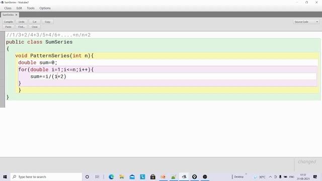 Find Sum of Series in java Question 1 смотреть онлайн