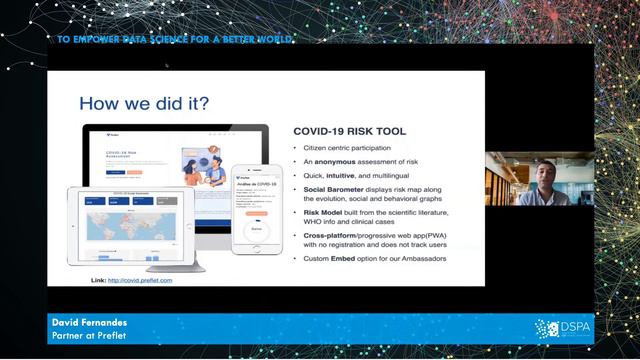 C-19 Risk Assessm. Social Barometer/David Fernandes @ DSPA's 'Covid-19: Unlocking with Data Science смотреть онлайн