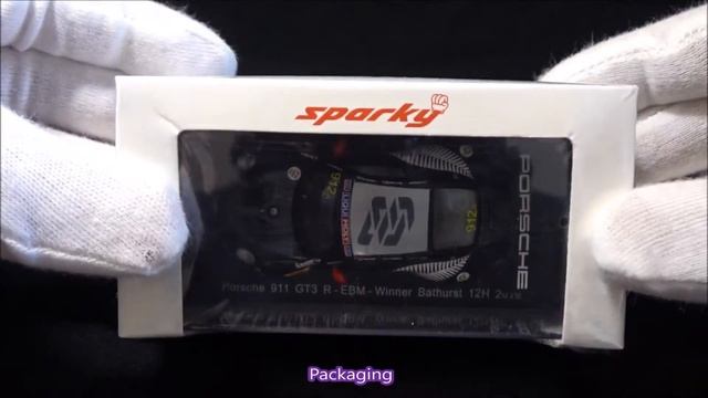 1:64 Sparkmodel Porsche 911 Bathurst Winner 12H Endurance Race 2019 model car Review смотреть онлайн