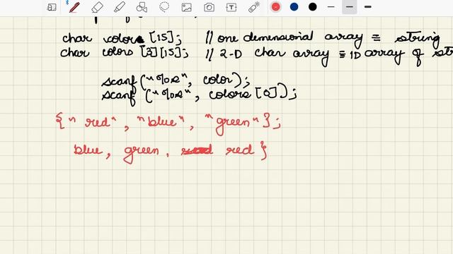 2-D Character Array/Array of Strings in C/ Sorting string array смотреть онлайн