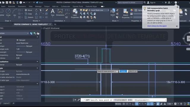How to Edit Reinforce Concrete Column Drawing Details System Imported from Protastructure to AutoCA смотреть онлайн