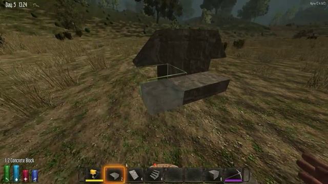 7 Days to Die [Alpha 12] Гайды - Строительные блоки - бетон смотреть онлайн