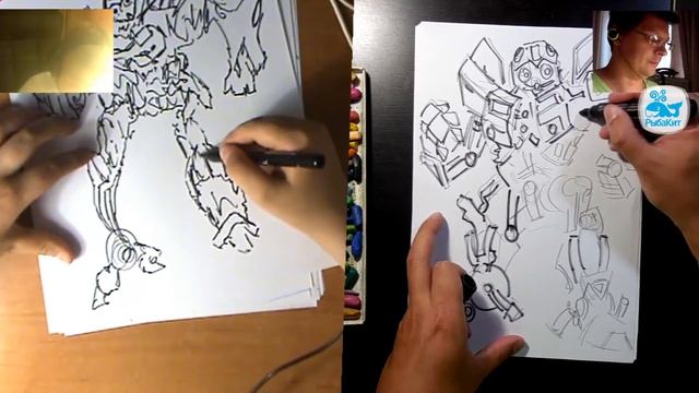 Трансформер Бамблби как нарисовать и Данила Мастер смотреть онлайн