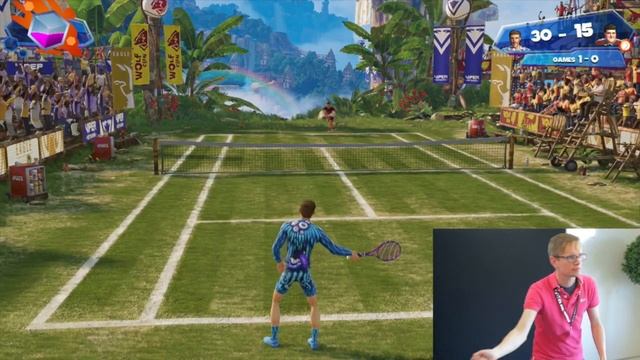 Kinect Sports Rivals Body-Scan Tennis - Xbox One Let's Play смотреть онлайн