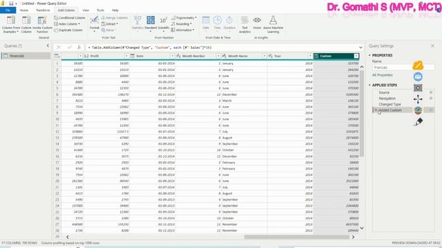 add column tab in power bi | data pre-processing in power bi | etl part 4 #gomstechtalks смотреть онлайн