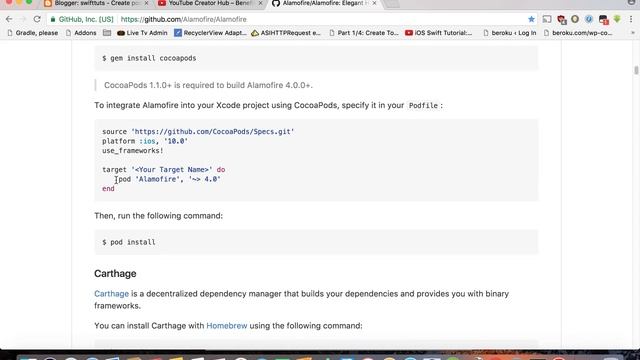 Json Parsing USING Alamofire SWIFT 3 смотреть онлайн