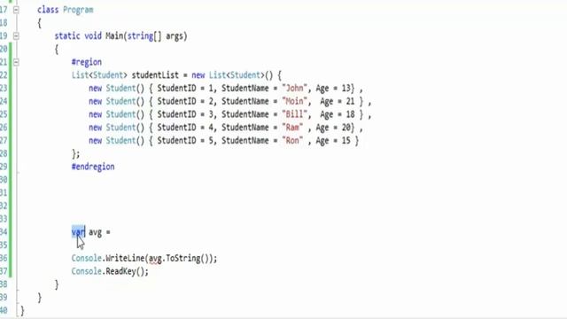 Csharp LINQ in Arabic|Aggregation Operators(Average)بالعربى смотреть онлайн