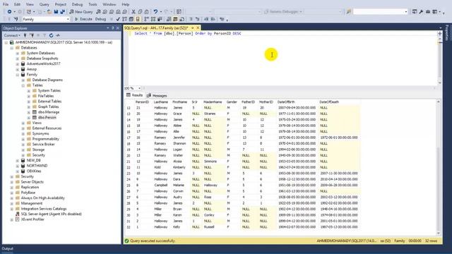 13 ترتيب الصفوف في داخل جداول قواعد البيانات Using Order By смотреть онлайн