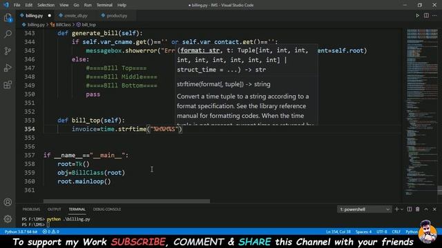 ?#12 How to Create Inventory Management System with Database in Python | 0 to Hero Course | Billing смотреть онлайн