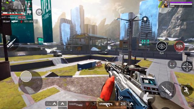 Apex Legends Mobile : iPad Pro M1 MAX Graphic setting 60FPS - Gamplay - BLOODHOUND смотреть онлайн