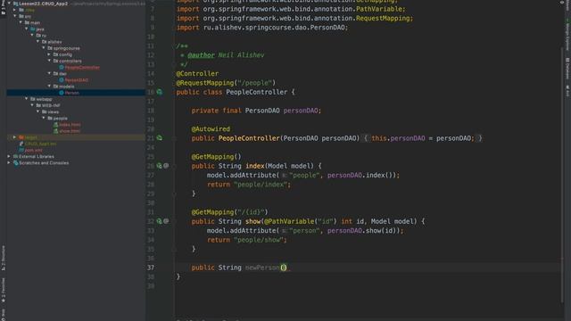 Spring Framework. Урок 22: Аннотация @ModelAttribute. HTML Формы (Thymeleaf). смотреть онлайн