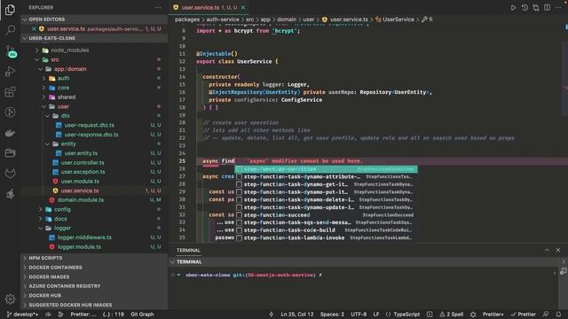 Nest js user auth apis Signup, Signin for auth service #22 #nestjs #microservices смотреть онлайн