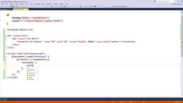 Working with Kendo UI Editor in ASP.Net MVC смотреть онлайн