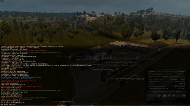 ETS2MP Лаги в етс2, небо успокойся;) смотреть онлайн