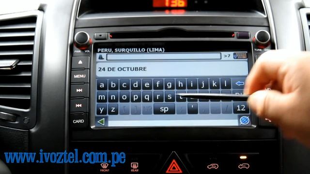 AUTORADIO KIA SORENTO 2011 ROADROVER IVOZTEL.mov