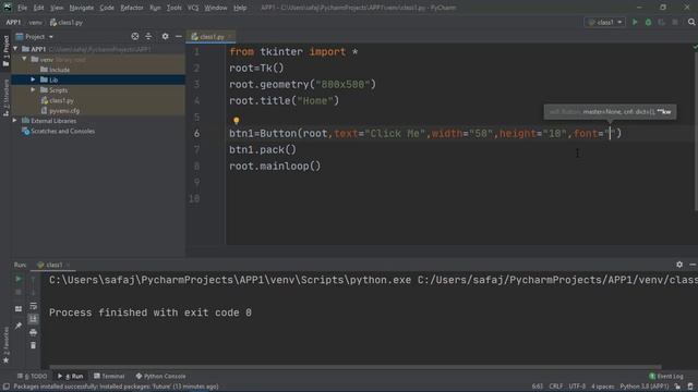 Python GUI TKinter | Button الزر смотреть онлайн