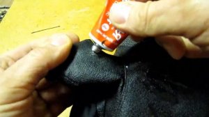 Восстановление лыжной перчатки "Жидкой латкой"