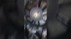 Буран снимал маховик.