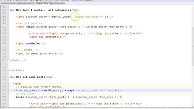 Custom Wordpress Templates and Themes, Part13, Using WP_Query смотреть онлайн