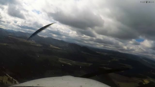 GoPro HERO Flying a Small Airplane POV | Cessna 182 Flying Through the Canadian Rockies with ATC! смотреть онлайн