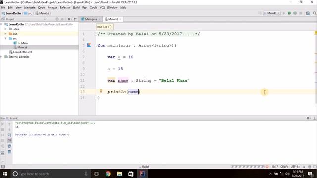 #3 Kotlin Programming Tutorial - Variables and Constants смотреть онлайн