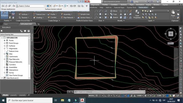 como calcular volumen de corte y relleno de una explanacion en civil 3d 2018 смотреть онлайн