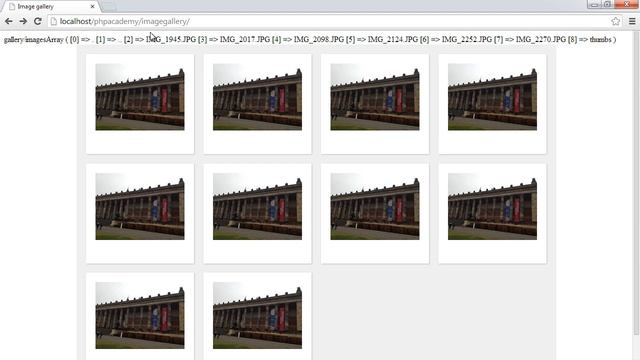 PHP File Based Image Gallery: Gallery Class (2/3) смотреть онлайн