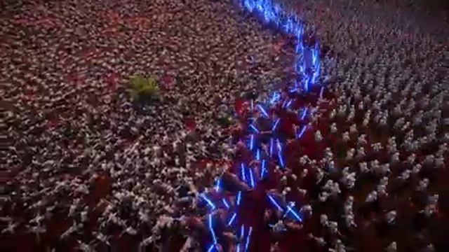 AUTO CINEMATIC MODE | 7,000 JEDI Vs 4,000,000 ZOMBIE GIRLS | Ultimate Epic Battle Simulator 2