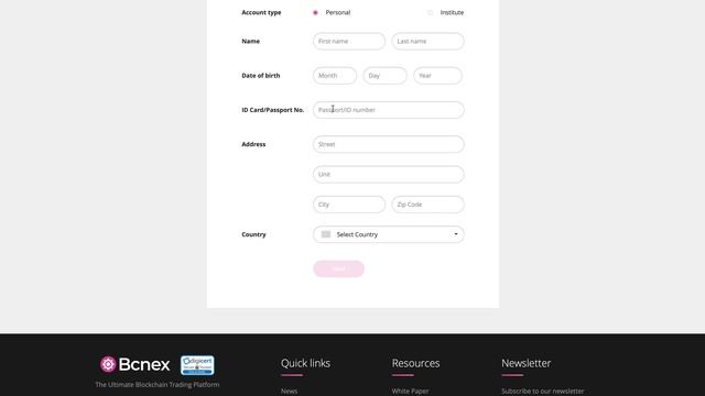 BCNEX прохождение верефикации смотреть онлайн