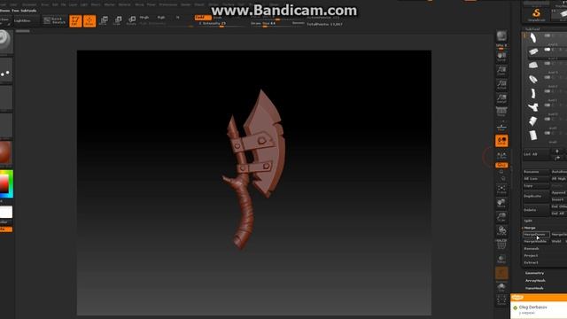 Экспорт в ZBrush