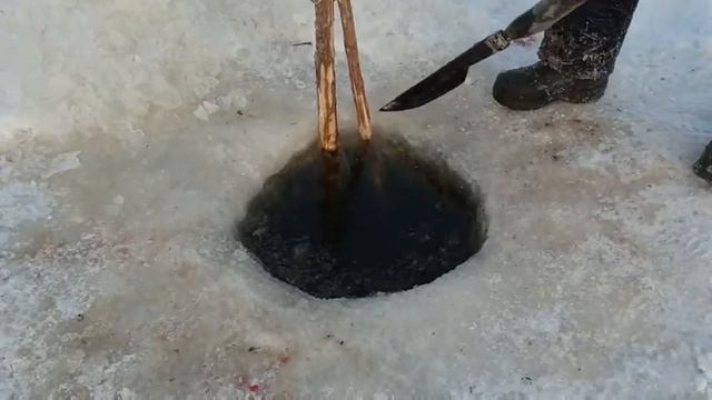 Пешня якутская кованая разборная продолжение .. П. Овгорт Салехард