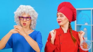 Кулинарный Челлендж: Я против Бабушки | Кулинарная битва с Секретными Гаджетами Multi DO Challenge