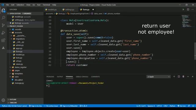 django Multiple Users Registration | django tutorial смотреть онлайн