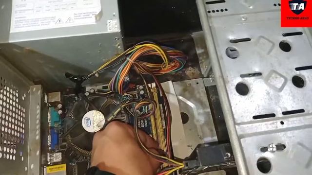 no signal in monitor || computer on but no display on screen ||Cpu turn on No display смотреть онлайн